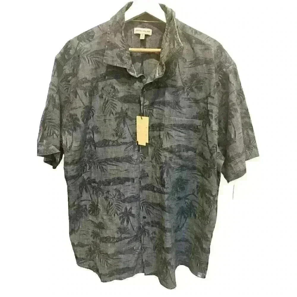 PETER MILLAR Men's GOLF Shirt SEA LORE COTTON-STRETCH New with Tags Size XL